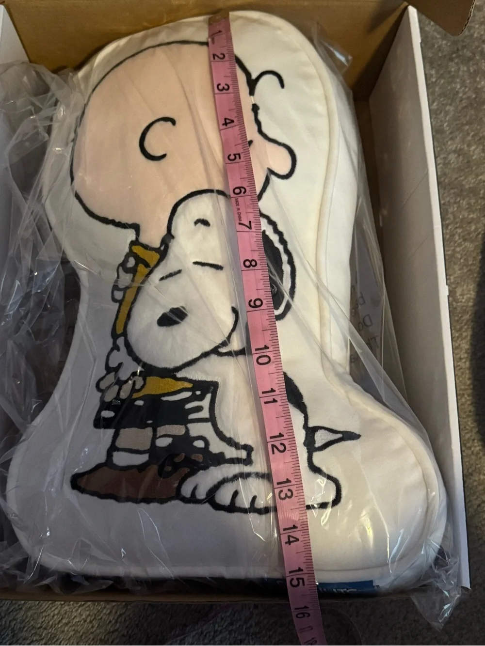 Peanuts Charlie Brown & Snoopy Plush Pillow decor
